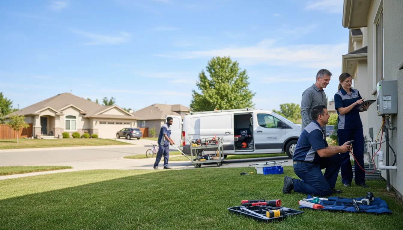Tankless water heater service in Granger, IA